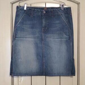 7 for all Mankind denim jean Skirt Y2K Size 29